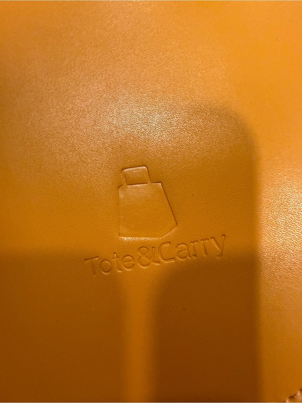 Tote & Carry Smooth Leather Tote - Mustard Yellow